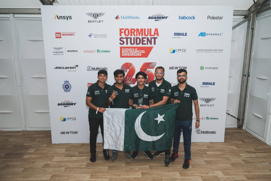 NUST Students Secure Top Spot in Formula Student UK Concept Class - Racing to Victory